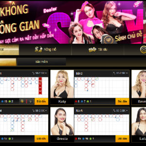 Giao diện cổng game Baccarat Gi88