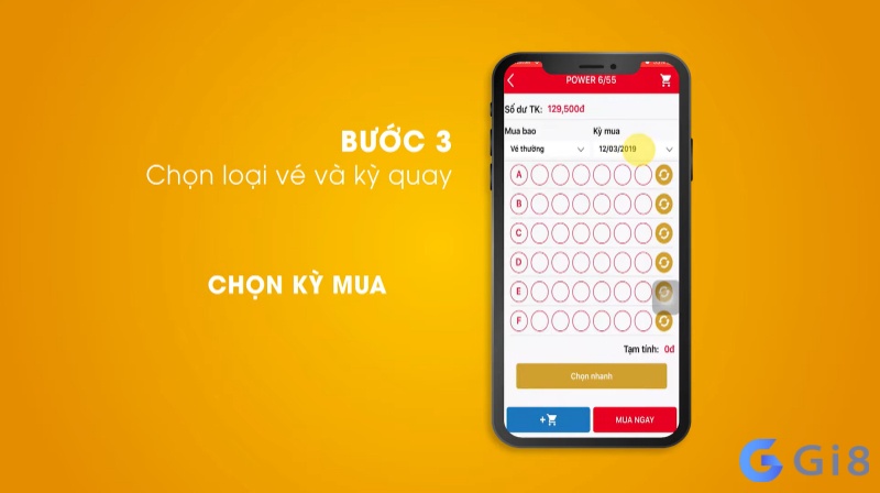 Mua vé số kiến thiết online Vietlott vô cùng đơn giản tại LuckyBest