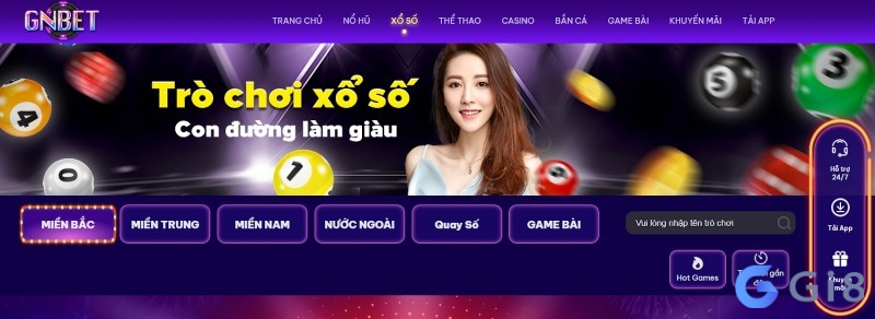 Gnbet cho phép người chơi trải nghiệm game lô đề ở thị trường nước ngoài