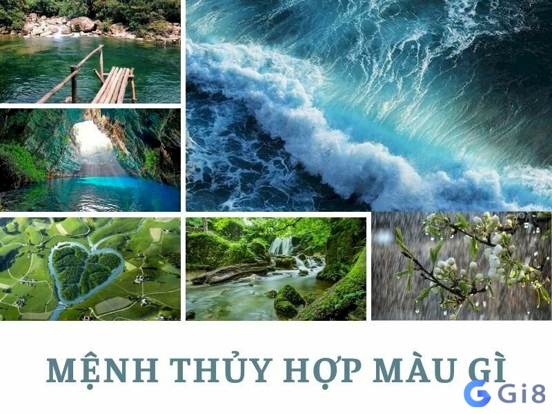 Màu hợp mệnh này là trắng, đen, xanh dương và xám